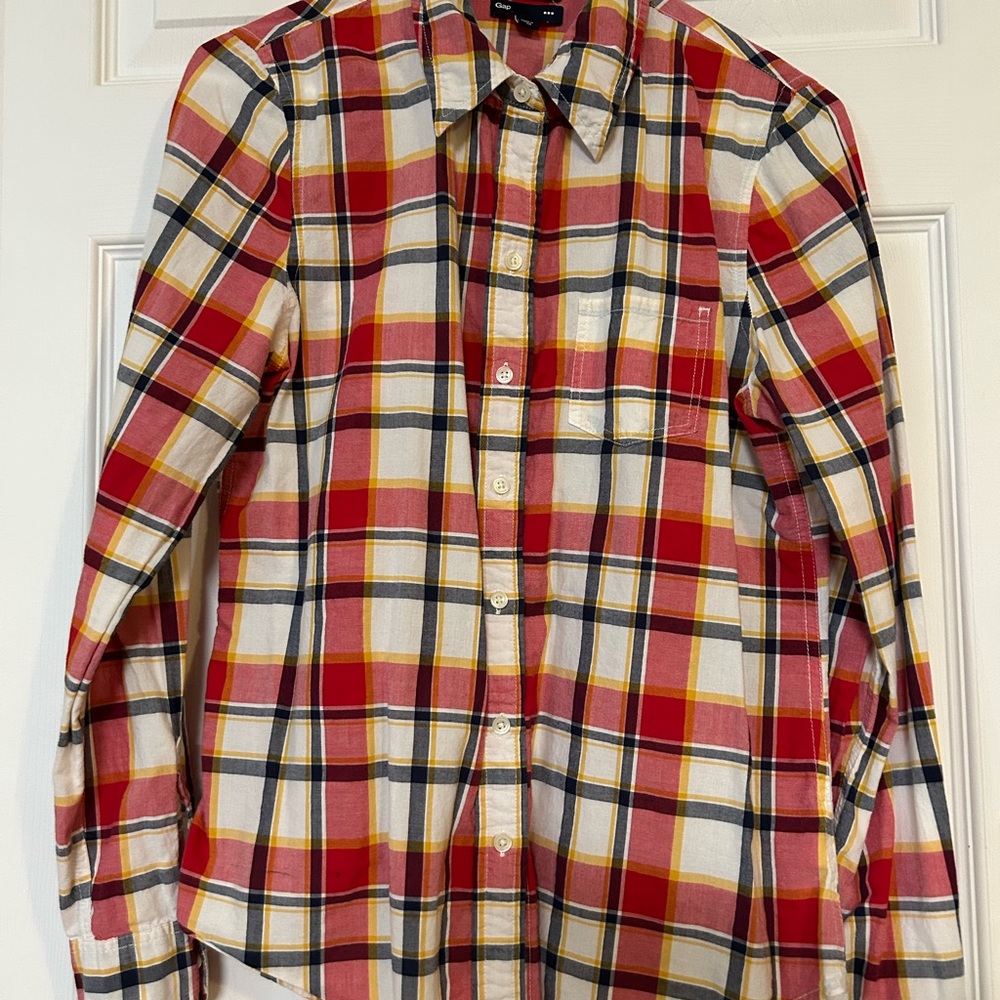 Women’s Red Plaid Shirt